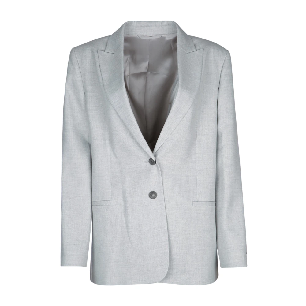 Calvin Klein Twill vest voor een stijlvolle uitstraling Gray Dames