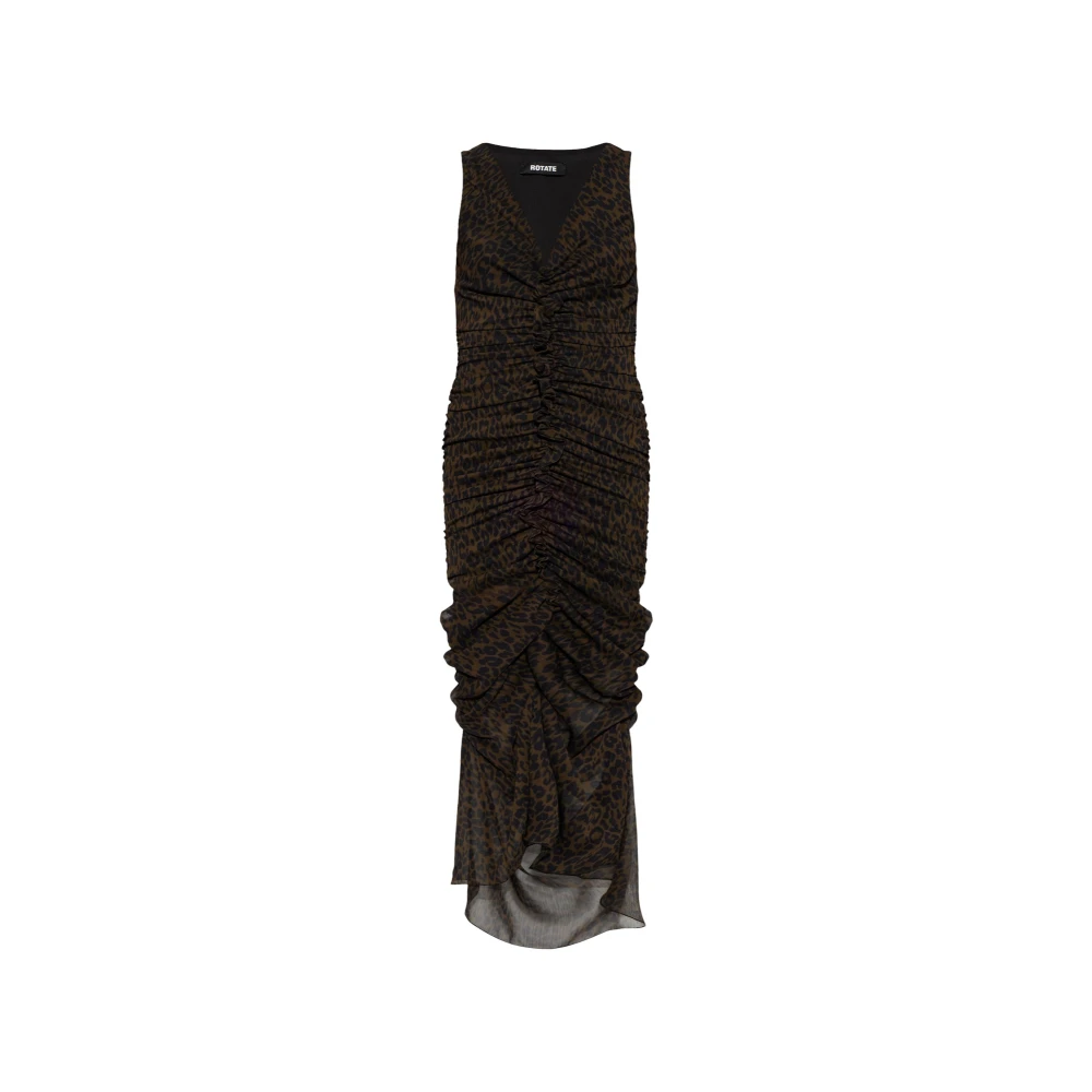 Rotate Birger Christensen Donna Marrone Abiti, L, New,