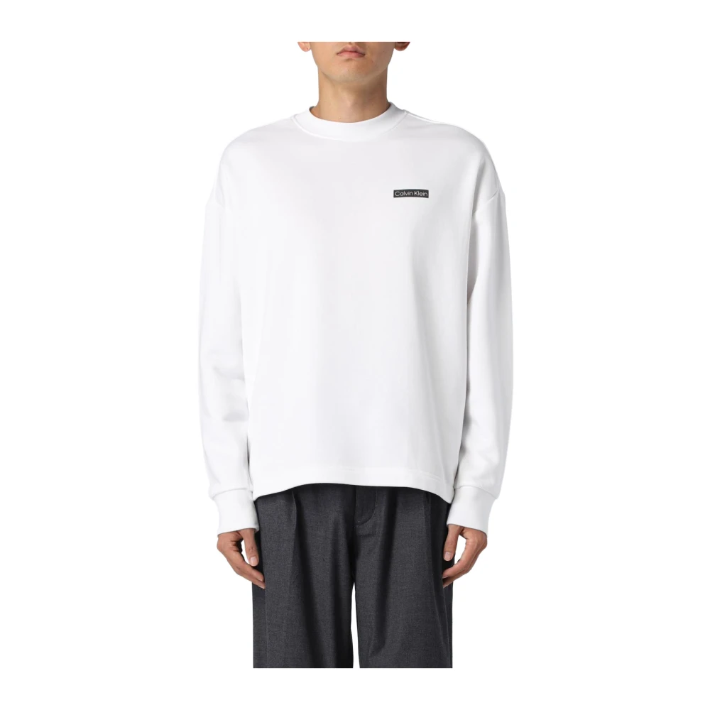 Calvin Klein Men's White Felpa - Sweatshirts - Xl - Sweatshirts & Hoodies