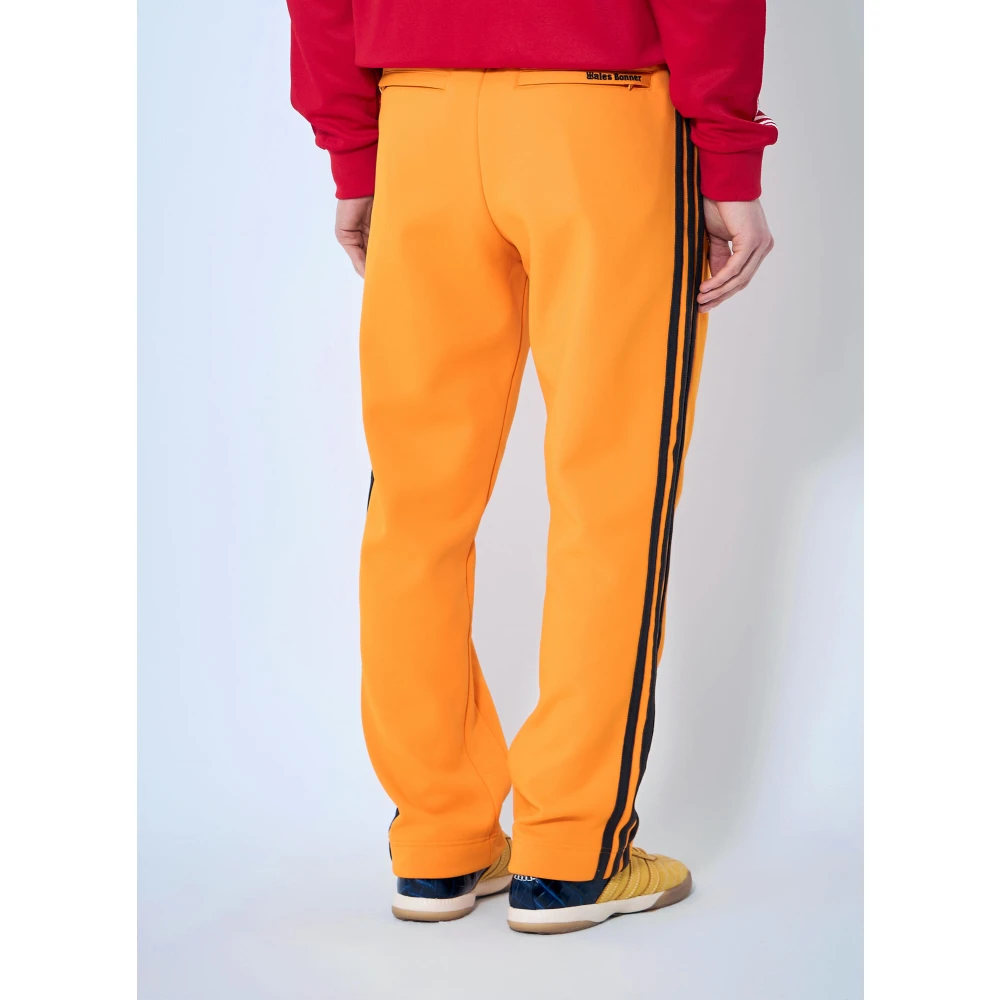 Adidas Logo Motif Track Pants Orange Heren