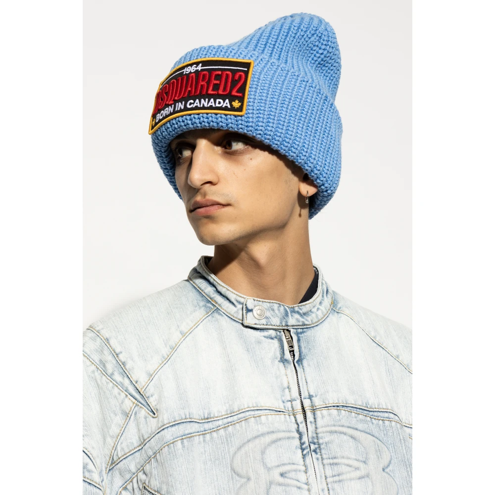 Dsquared2 Pet met logo Blue Heren