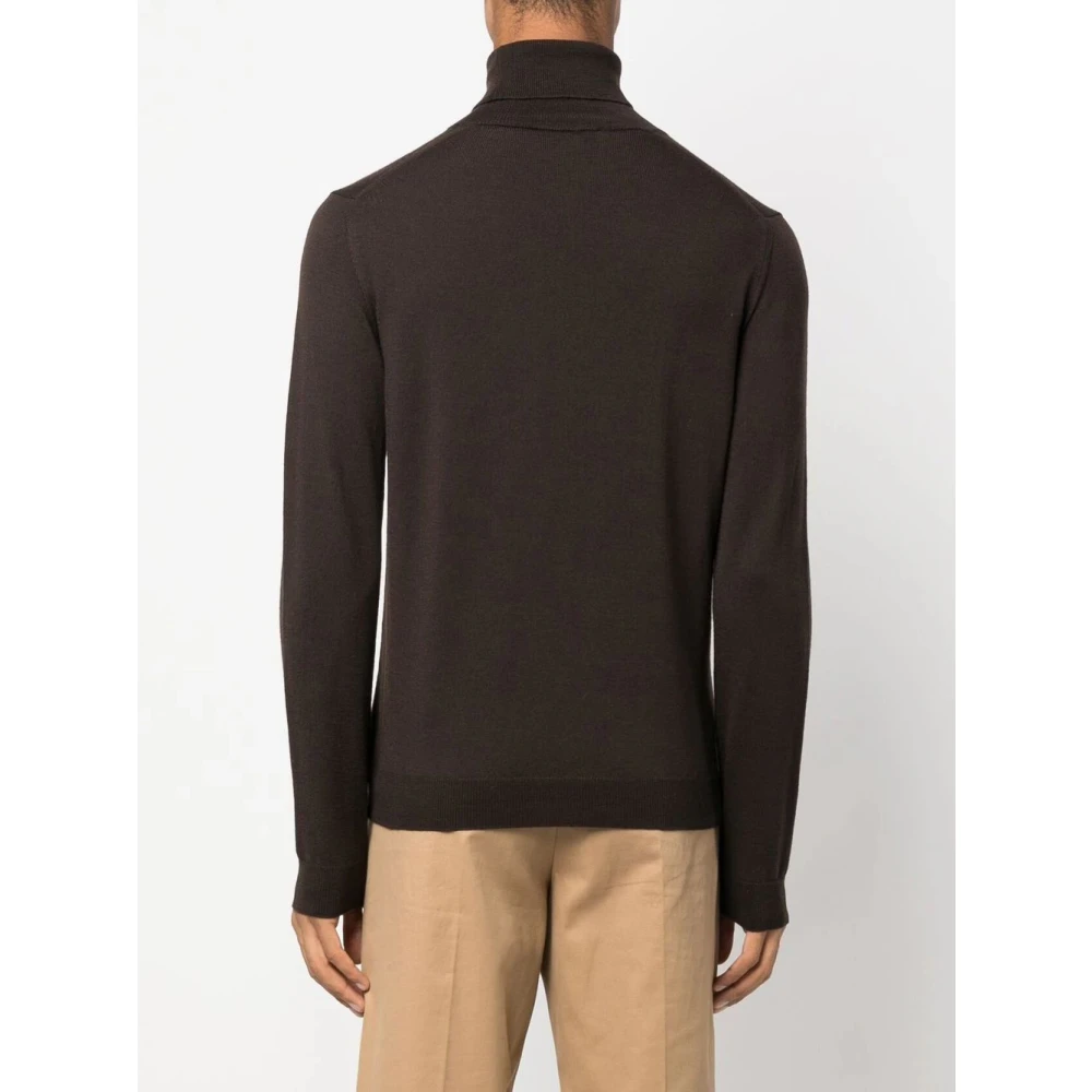 Zanone Bruine Sweater Collectie Brown Heren