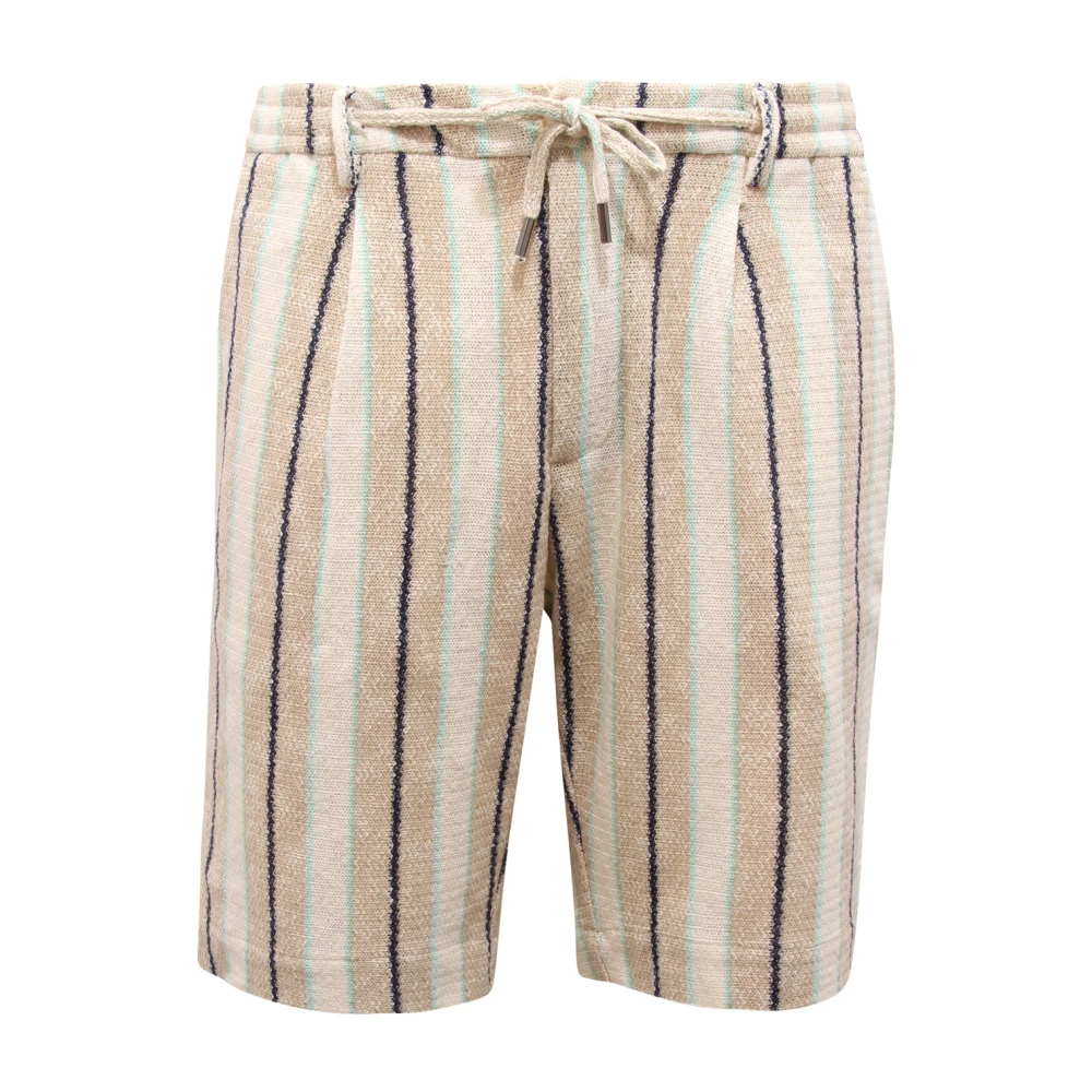 Bob Men's Beige Pablo Knitted Shorts, Casual Shorts, L, Shorts