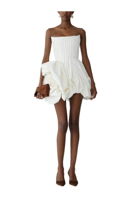 Pleated Mini Dress