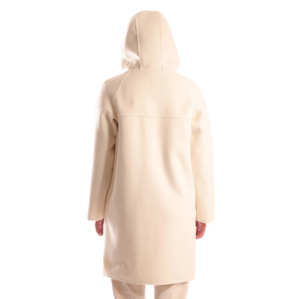 Paltò Witte Winterjassen White Dames