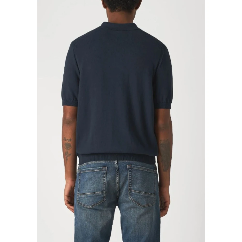 Hugo Boss Heren Polo Shirt Asac_P Blue Heren