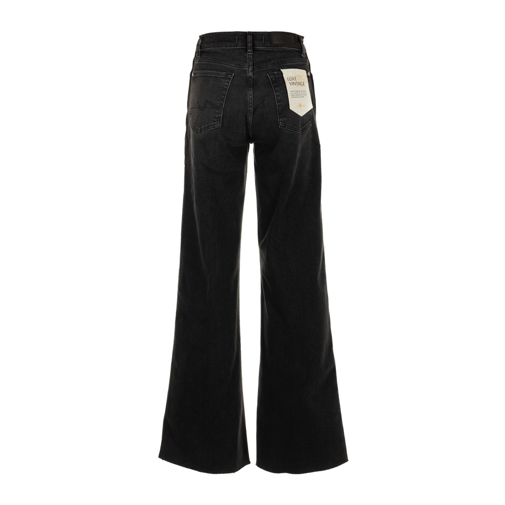 7 For All Mankind Zwarte Jeans Lotta Luxe Vintage Topline Black Dames