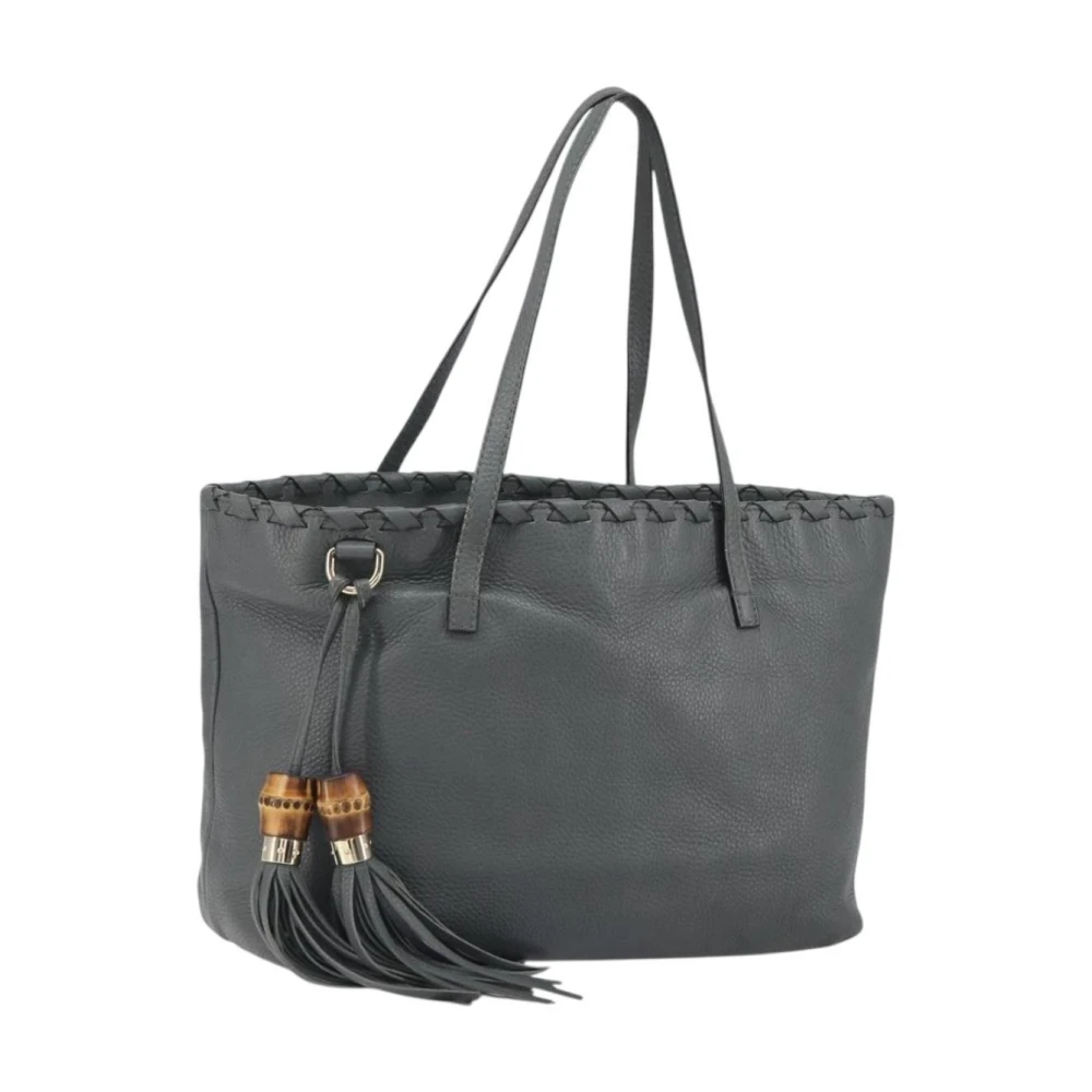 Gucci Vintage Women's Gray Pre-Owned Vintage Monogram Canvas Tote Bag
