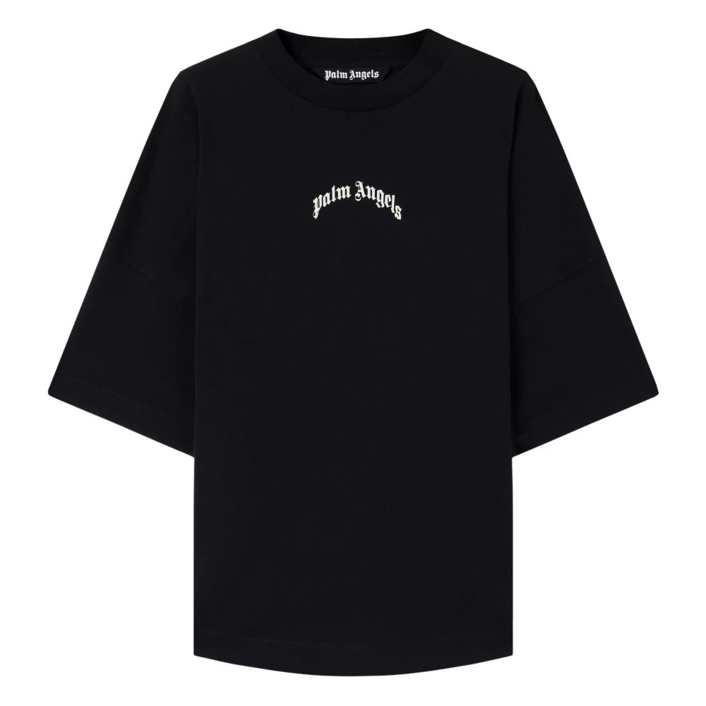 Palm Angels Men's Black T-Shirts, Xl, Classic Logo Over T-Shirt