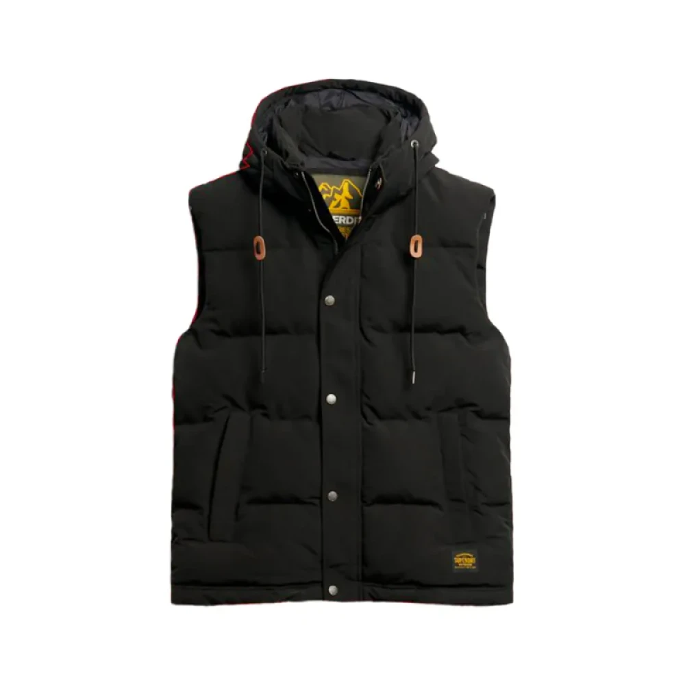 Superdry, Herren, Westen, Everst, Schwarz, (S) - Bild 4