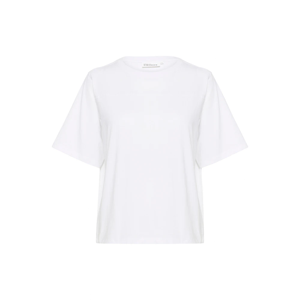 Karen by Simonsen Witte Sweatshirt Tee Amandakb Stijl White Dames