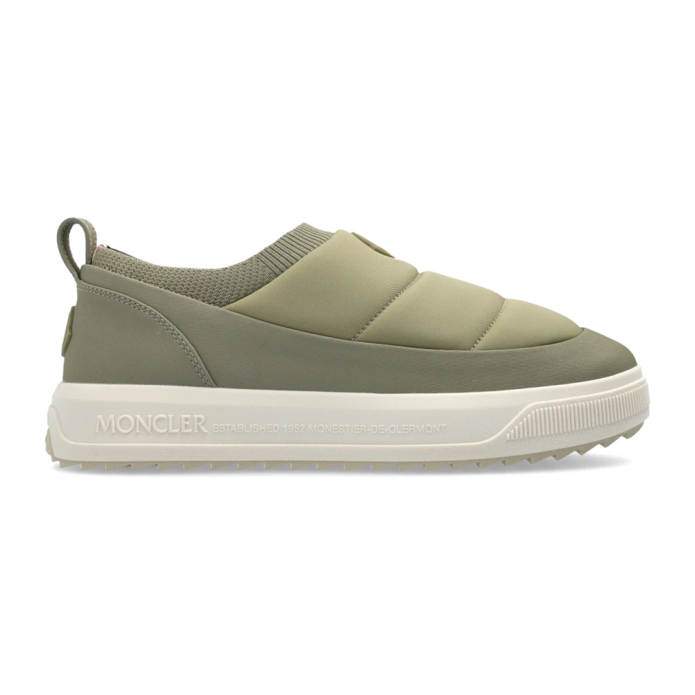 Moncler Sportschoenen met logopatch Heren Schoenen Groen