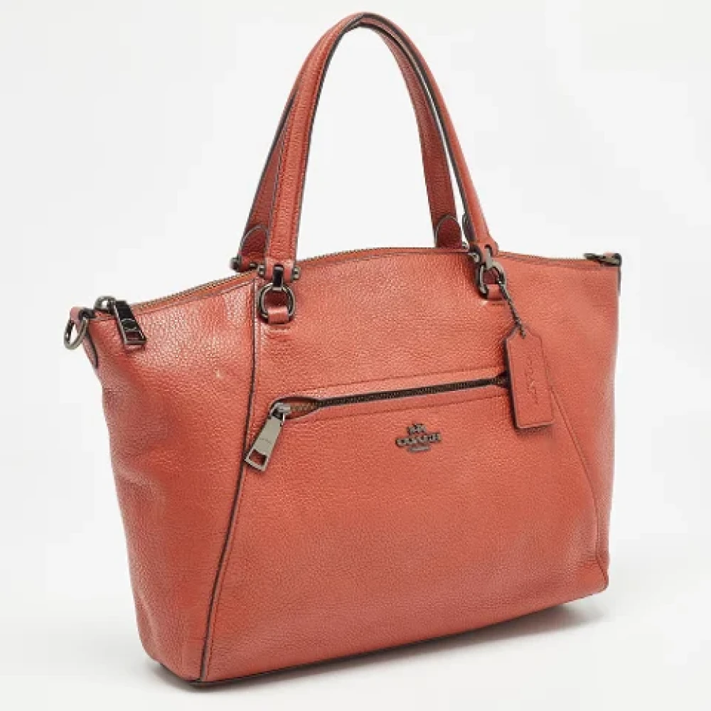 Coach Pre-owned Leather shoulder-bags Brown Dames