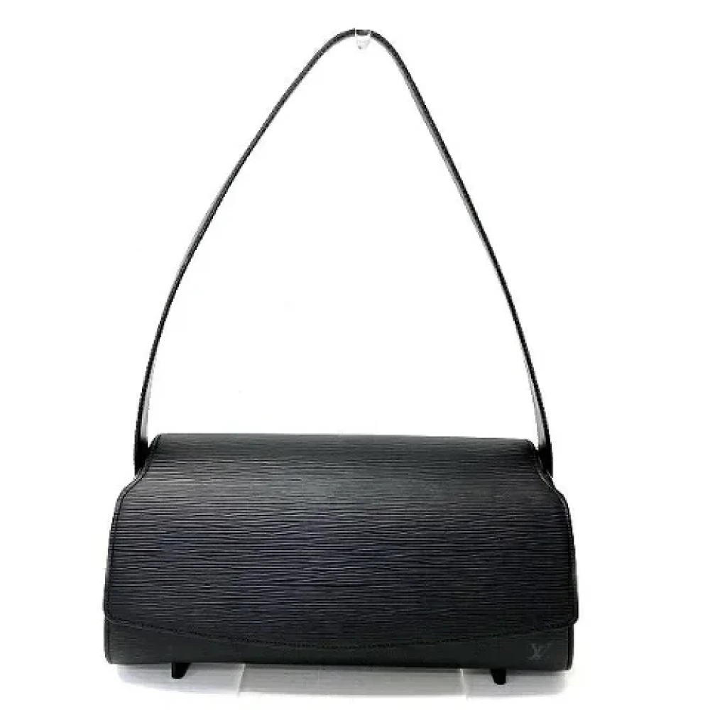 Louis Vuitton Vintage Pre-owned Leather shoulder-bags Black Dames