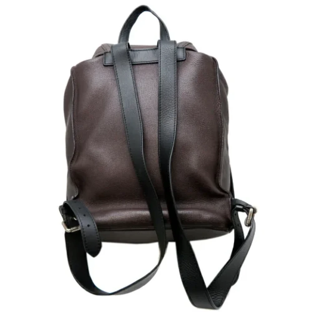 Louis Vuitton Vintage Pre-owned Leather backpacks Brown Dames
