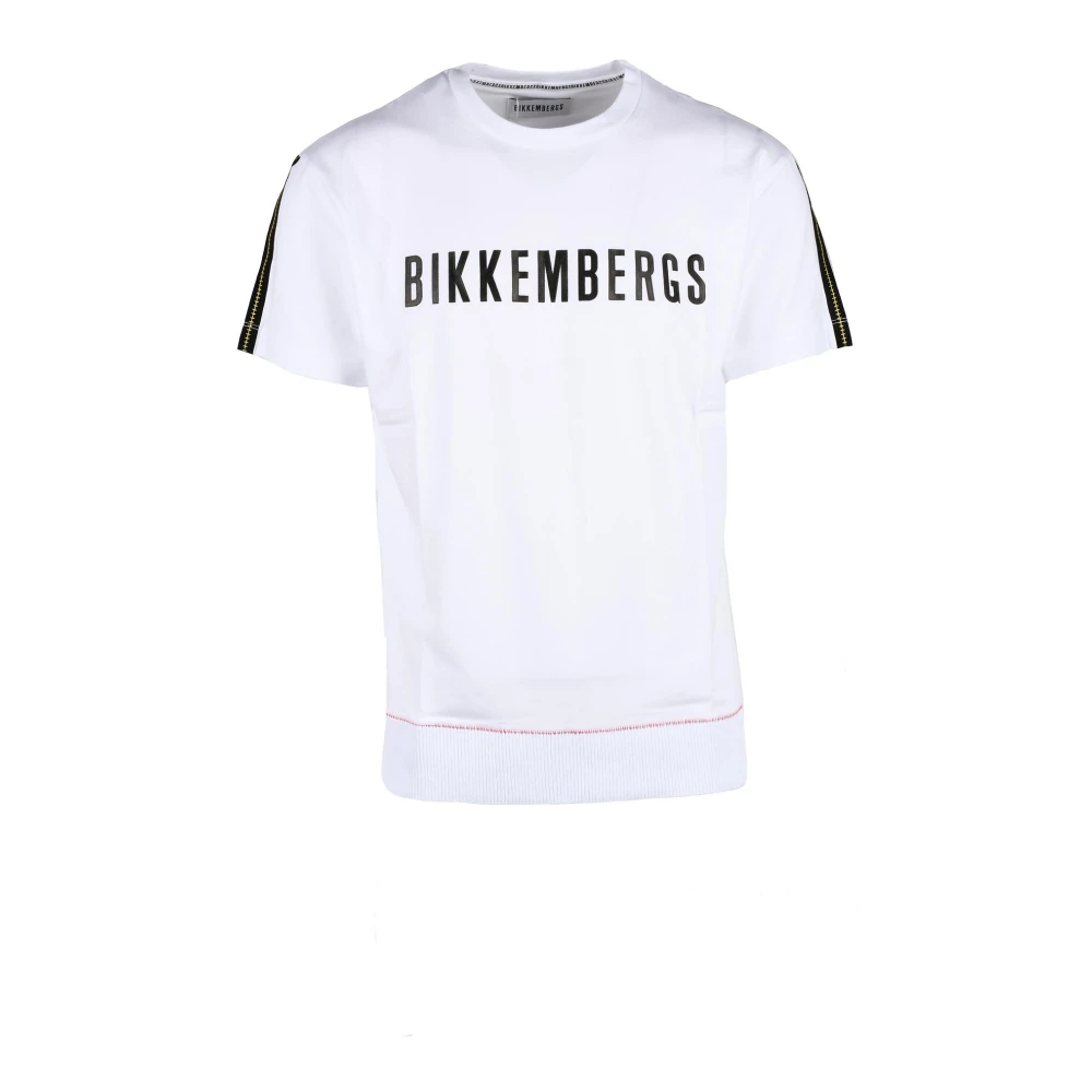 Bikkembergs Witte T-shirt voor mannen White Heren