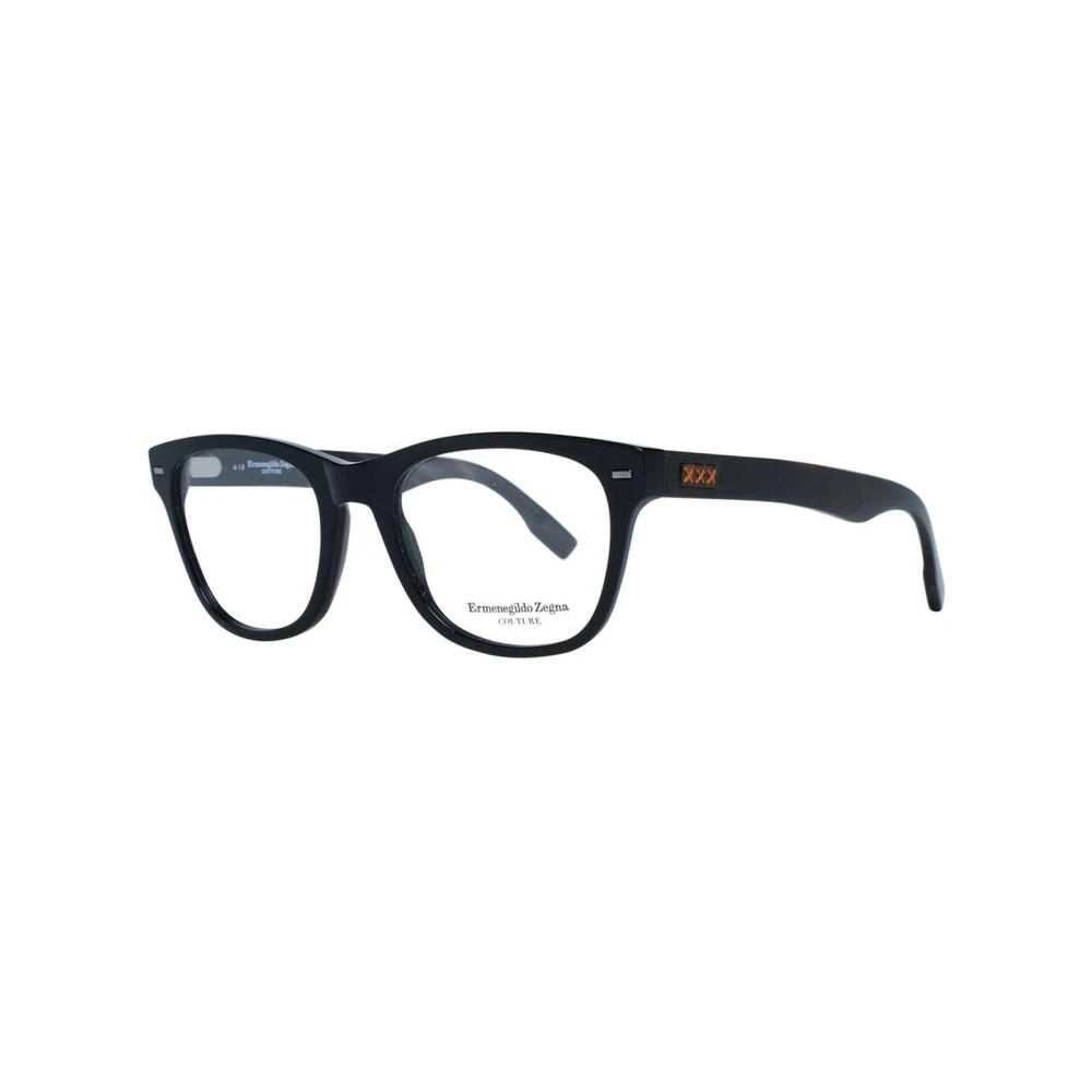 Ermenegildo Zegna Zwarte Heren Optische Frames met Demo Lenzen Black Heren