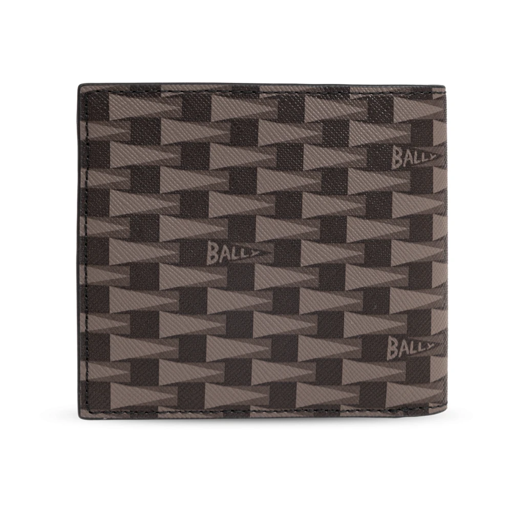 Bally Portemonnee met logo Brown Heren