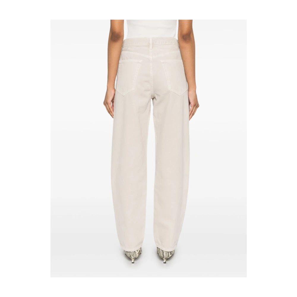 Agolde Beige Jeans voor Vrouwen Stijlvolle Snit Beige Dames