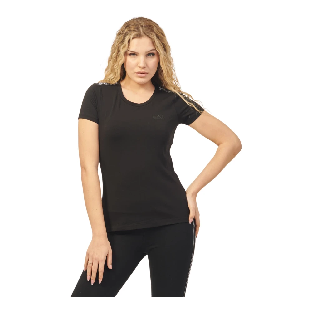 Emporio Armani EA7 T-Shirts Black Dames