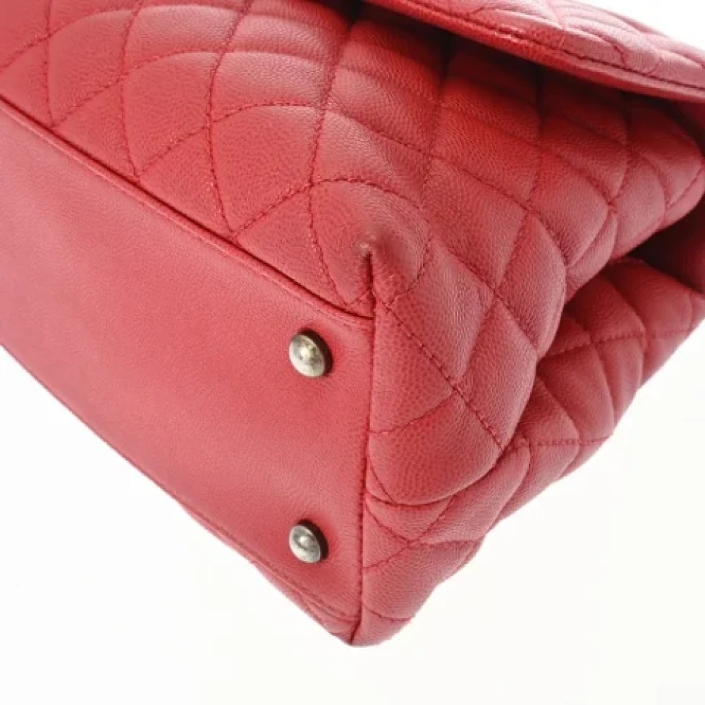 Chanel Vintage Pre-owned Leather chanel-bags Red Dames