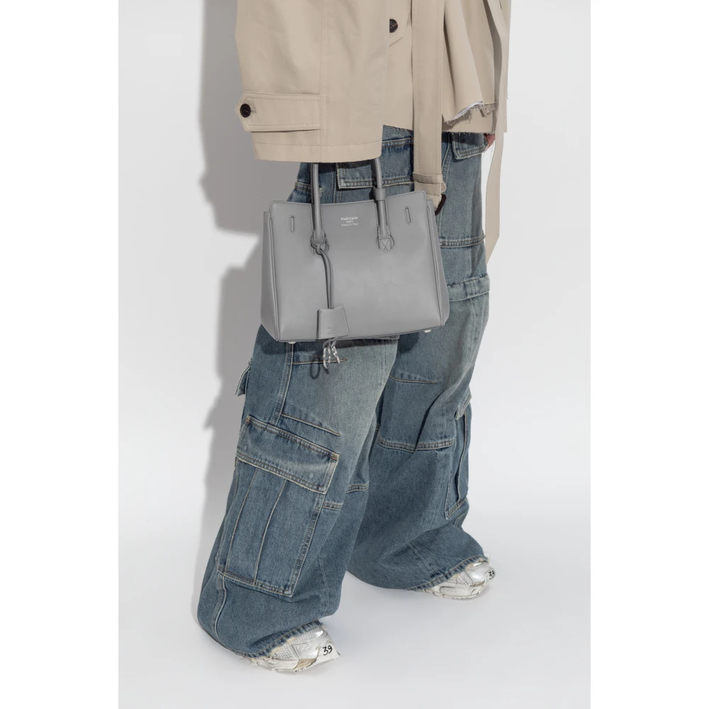 Balenciaga Handtas Hampton Mini Gray Dames