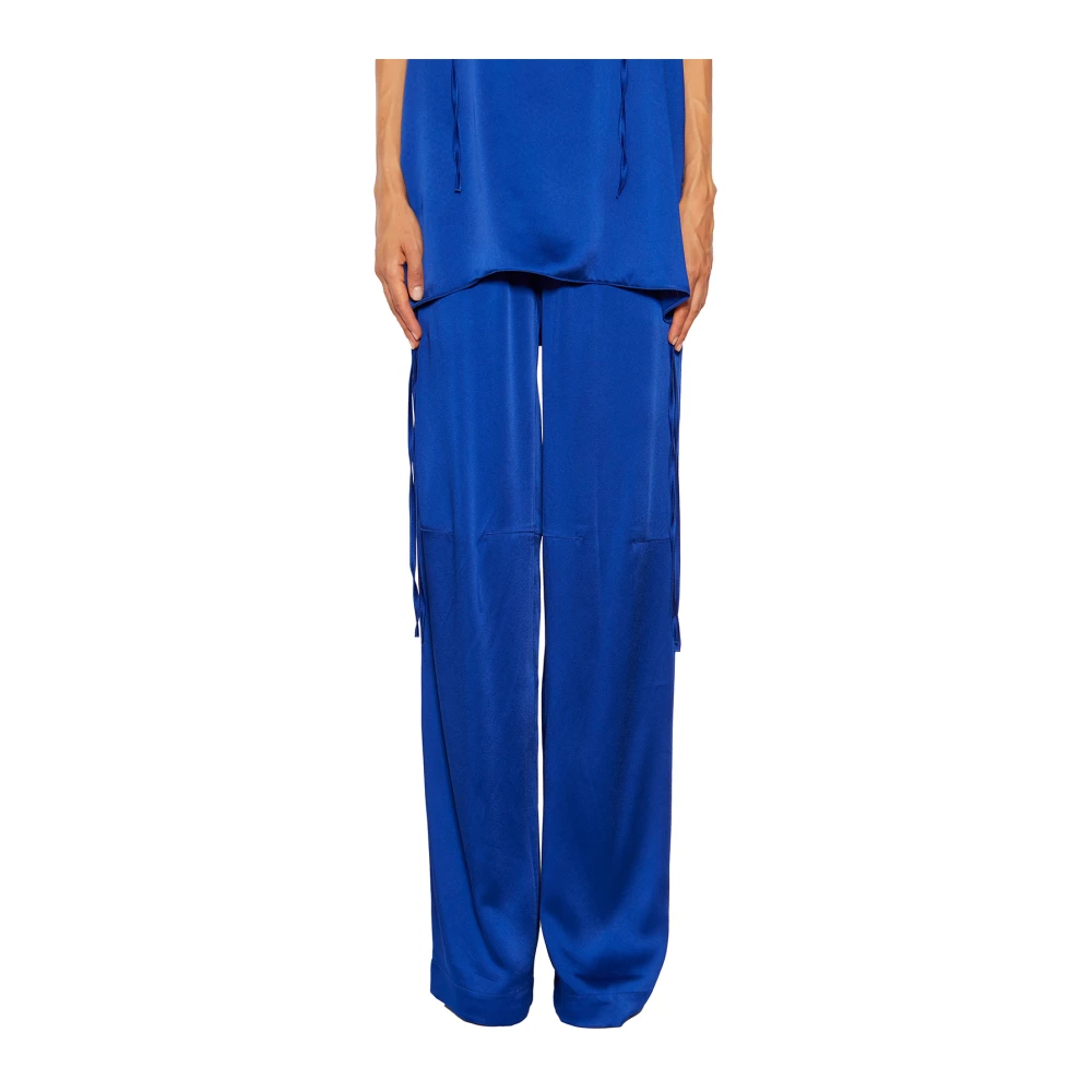 Andrea Ya aqov Wijde Palazzo Broek Blue Dames