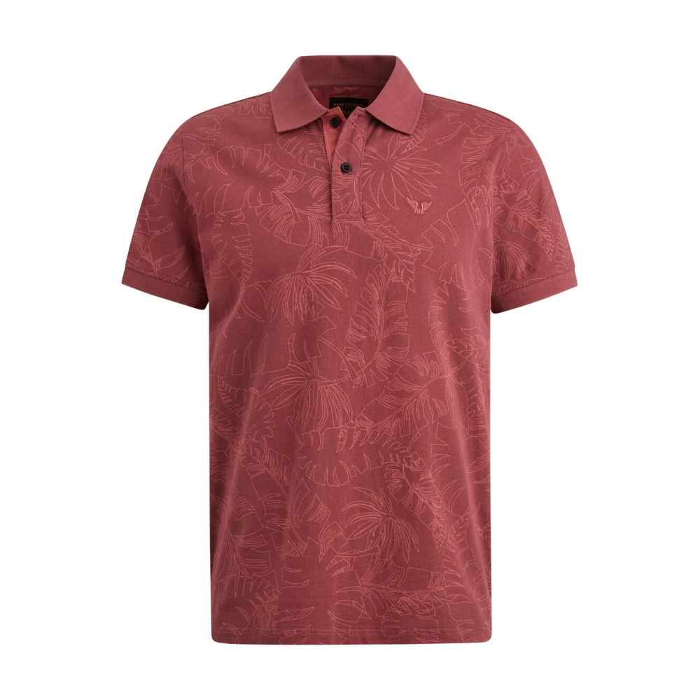 PME Legend Korte Mouw Polo Single Jersey Brown Heren