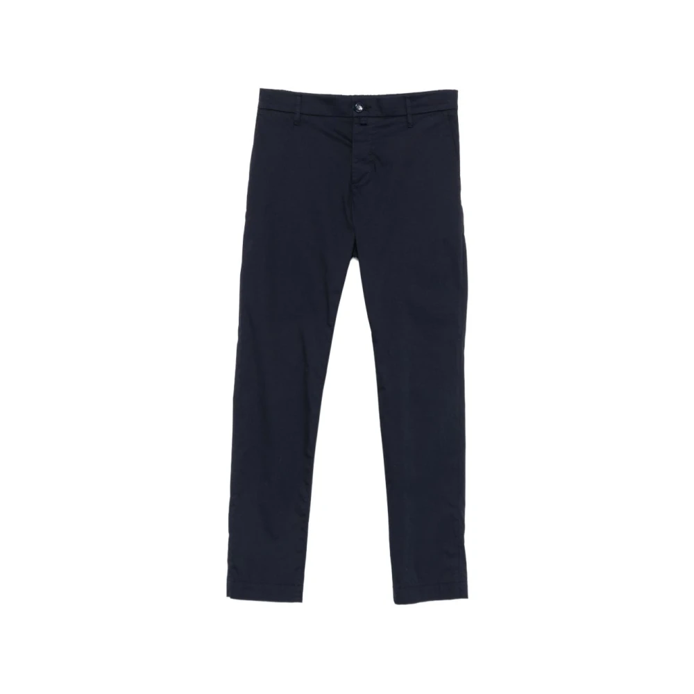 Jacob Cohën Mannelijk Blauw Broeken Heren, W32, Katoen, Tapered Chino Broek