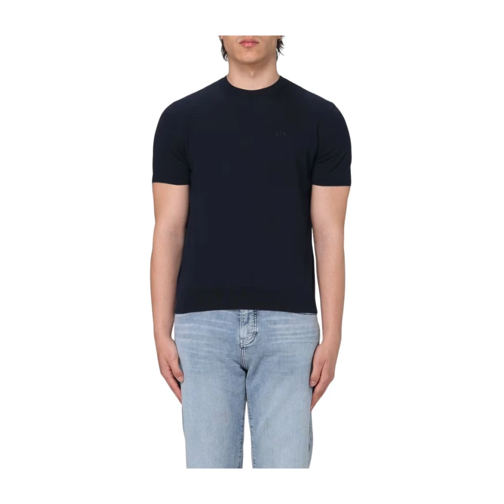 Armani Exchange Uomo Blu - T-Shirt - Tops - S