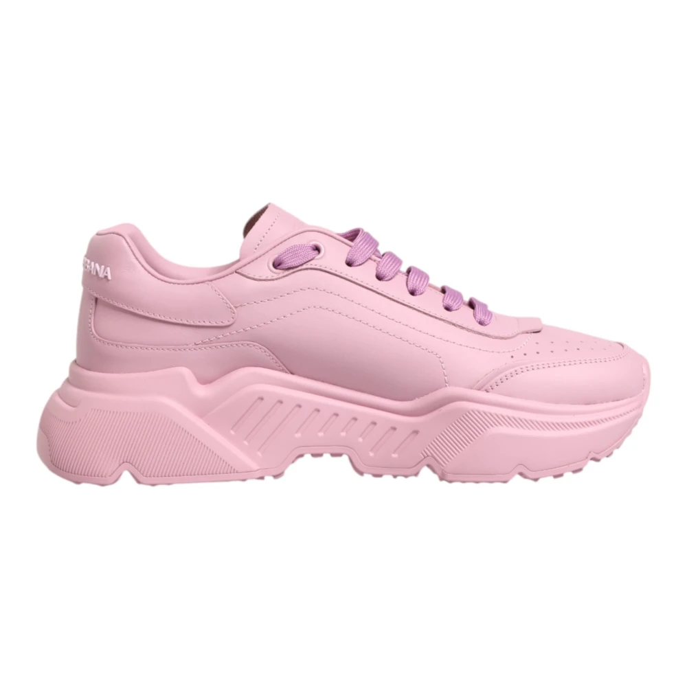 Dolce & Gabbana Men's Pink Sneakers, 9 Uk, Daymaster Trainers