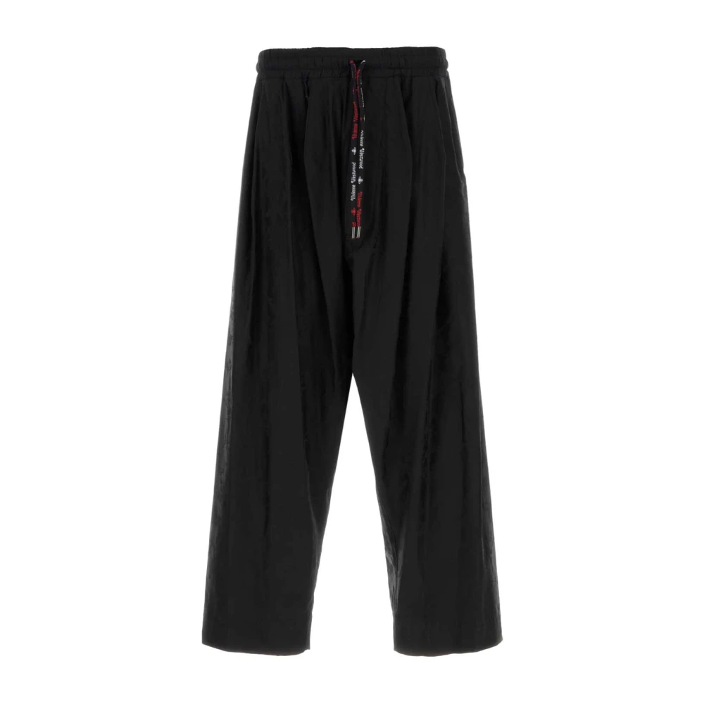 Vivienne Westwood Stijlvolle zwarte katoenen broek Black Heren