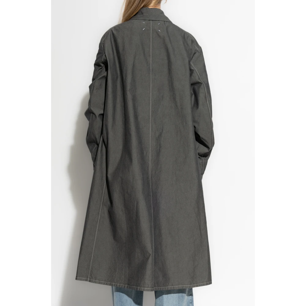 Maison Margiela Jas met stiksels Gray Dames
