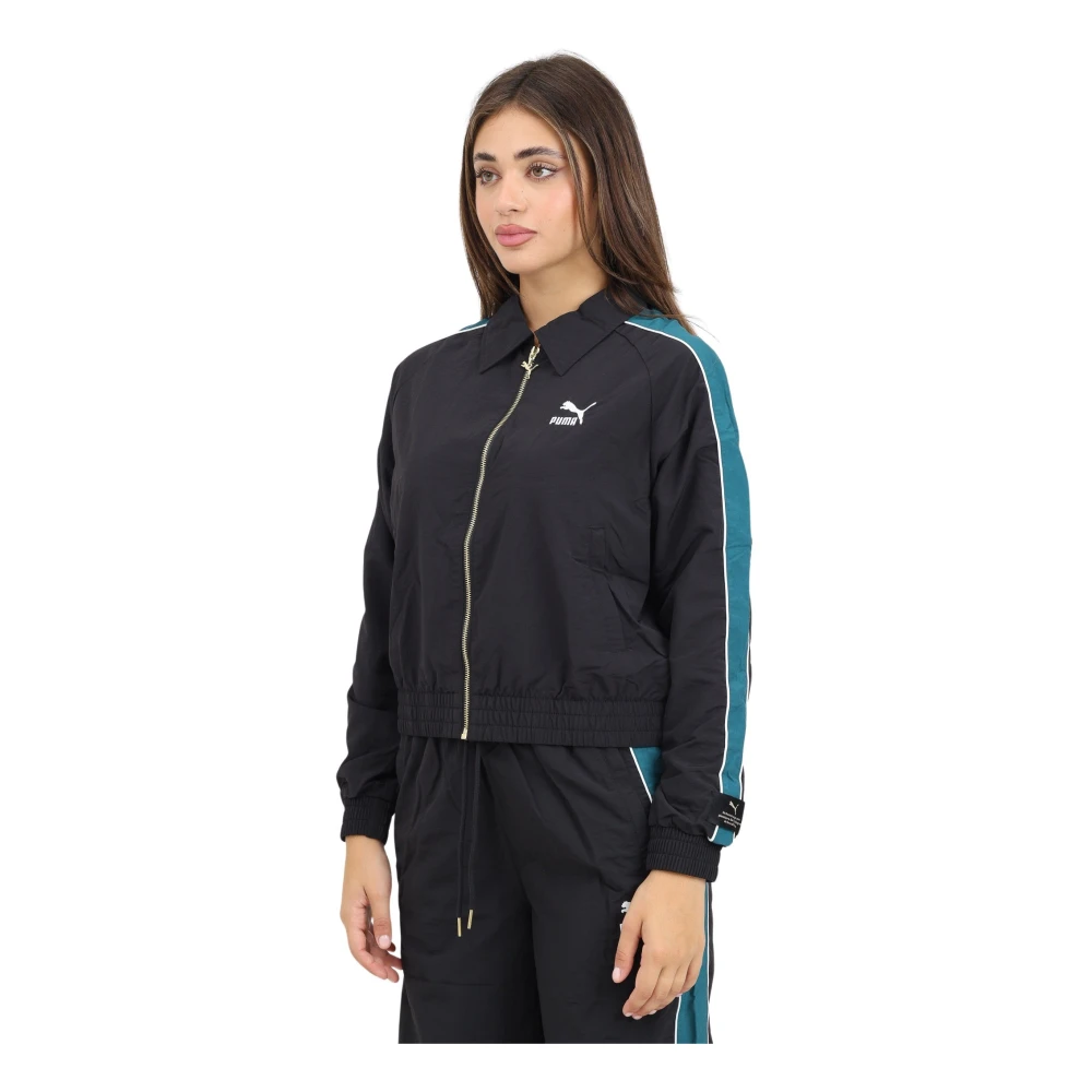 Puma Retro Windbreaker Jacket Play Loud Black Dames