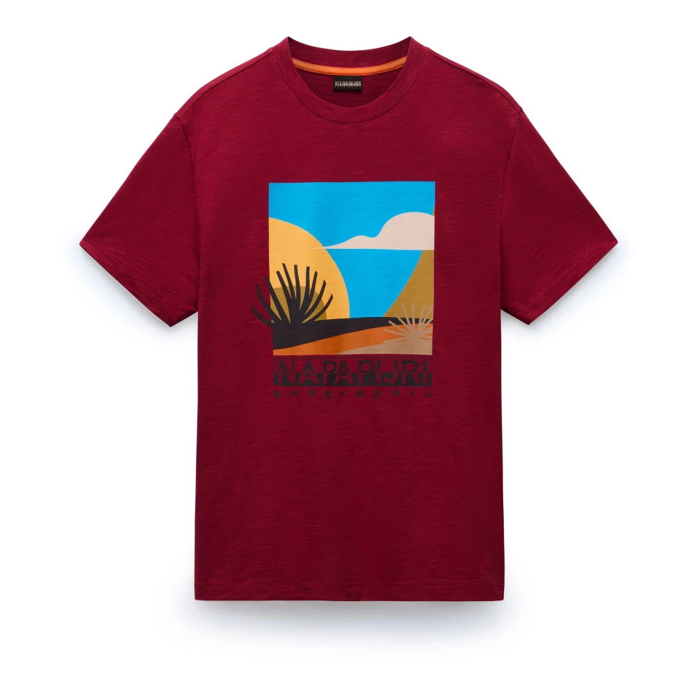 Napapijri - Tops > T-Shirts - Red - Napapijri - Modalova