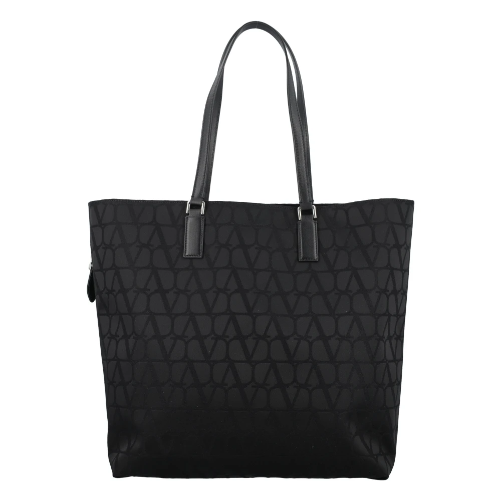 Valentino Garavani Shoppers Tiole Iconographe Tote Bag in zwart