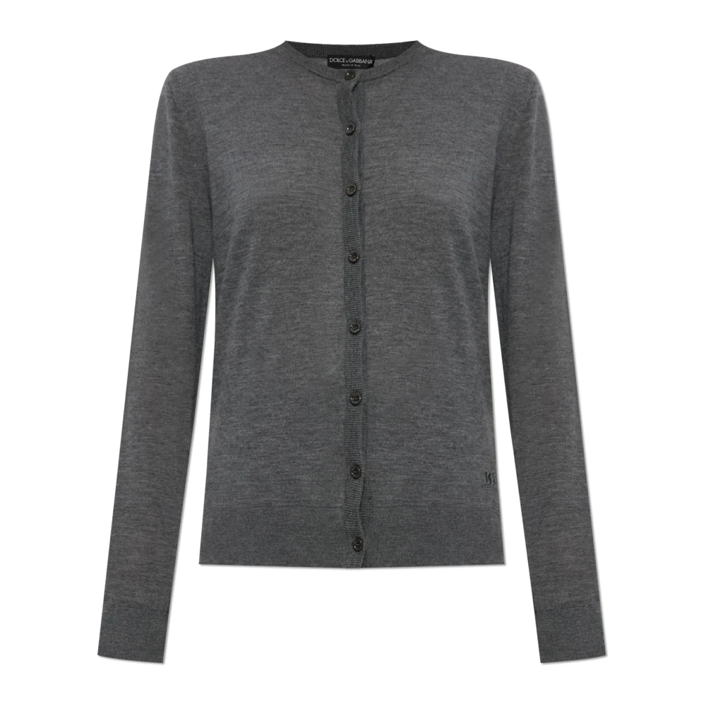 Dolce & Gabbana Femme Gris - Cardigan En Cachemire - Pulls - Taille: 38 Fr