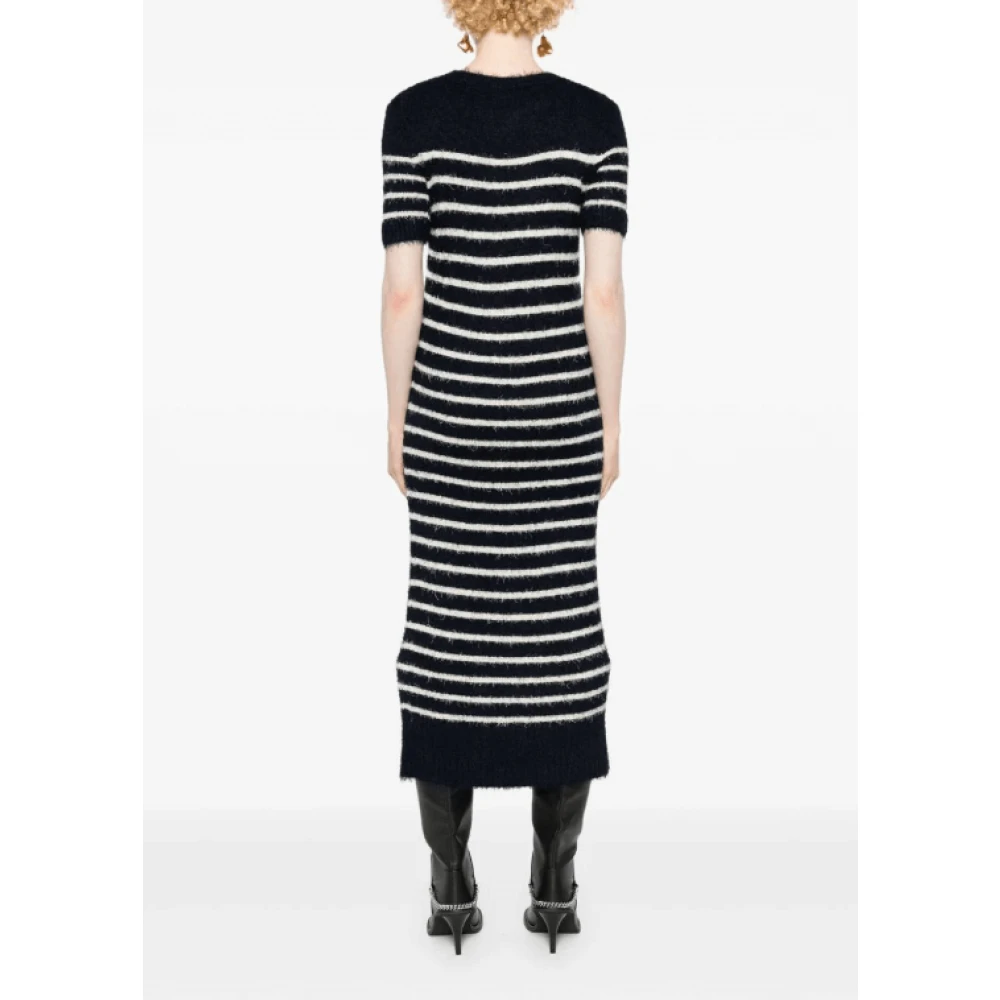 Khaite Gestreepte Tube Jurk Blue Dames