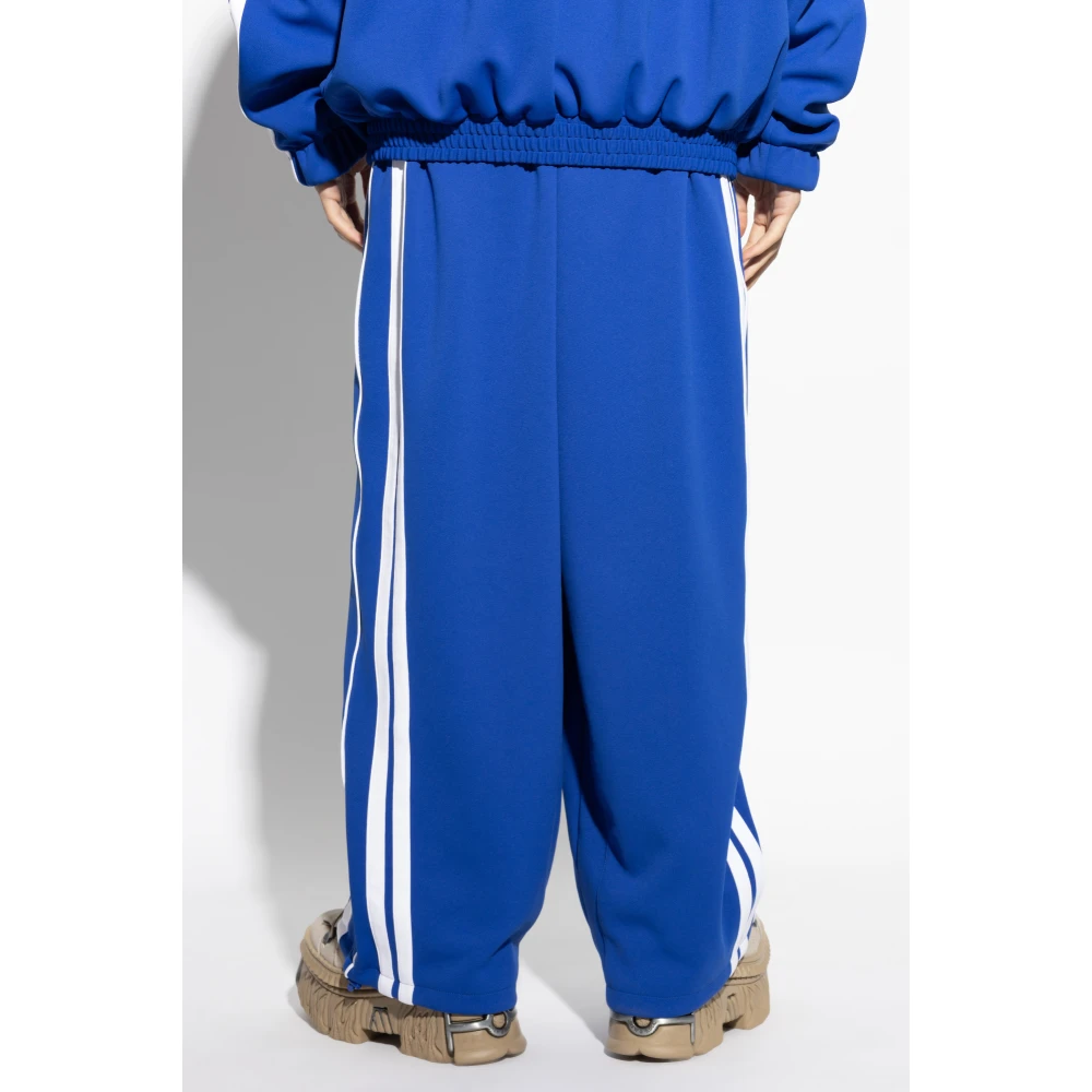 Vetements Logo broek Blue Heren