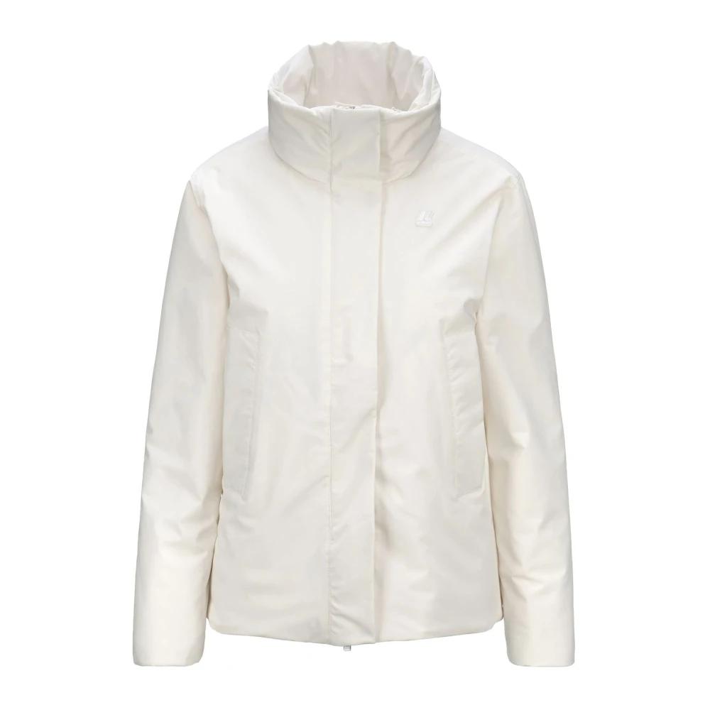 K-way Damesjas Lichtgewicht Waterdicht White Dames