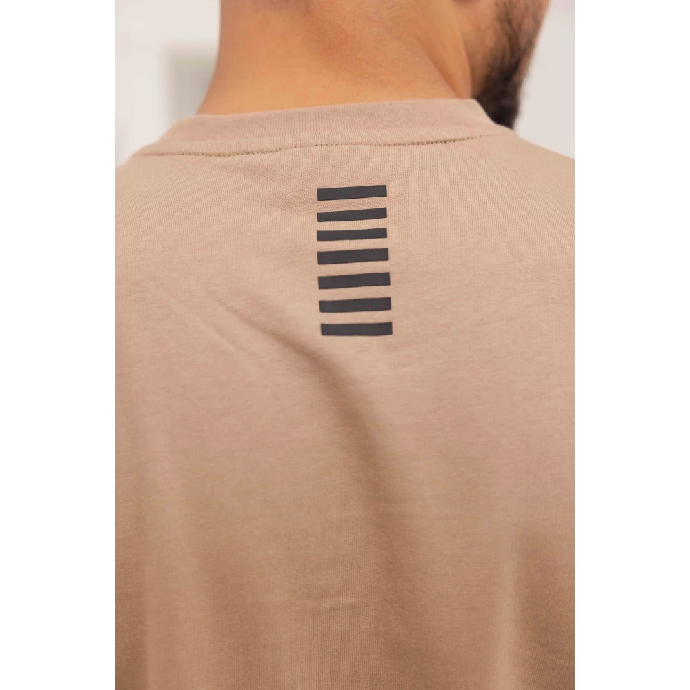 Emporio Armani Bruine Sweater Heren Trendy Stijl Brown Heren