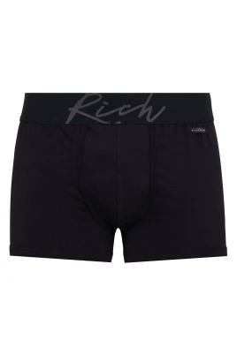 Boxer shorts med låg midja i kammad bomull