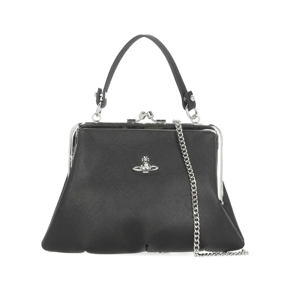 Vivienne Westwood Women's Black Handbags, One Size, Granny Frame Bag