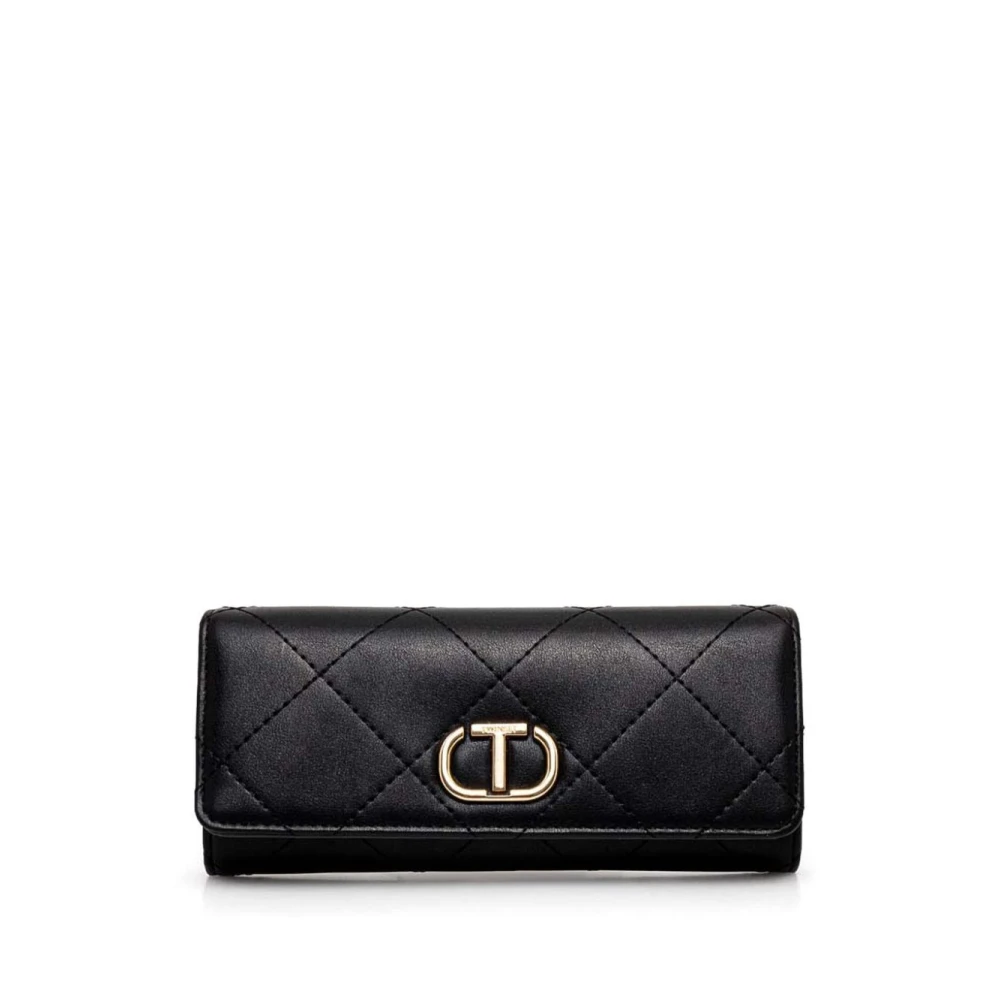 Twinset Zwarte Portemonnee Black Dames