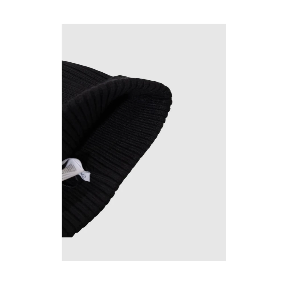 Calvin Klein Zwarte Biologische Katoenen Hoed & Muts Black Heren
