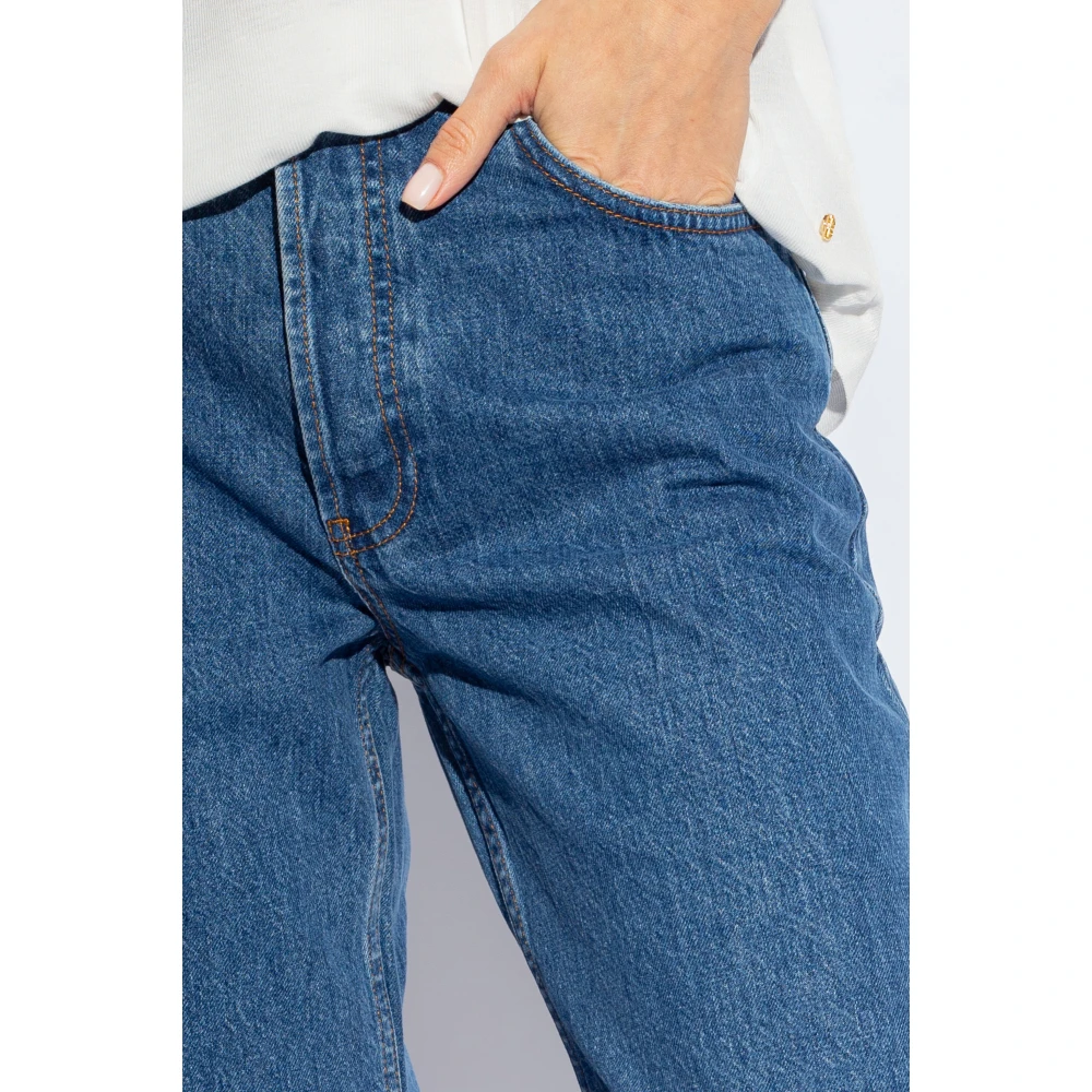 Anine Bing Wijde broekspijpen jeans Blue Dames