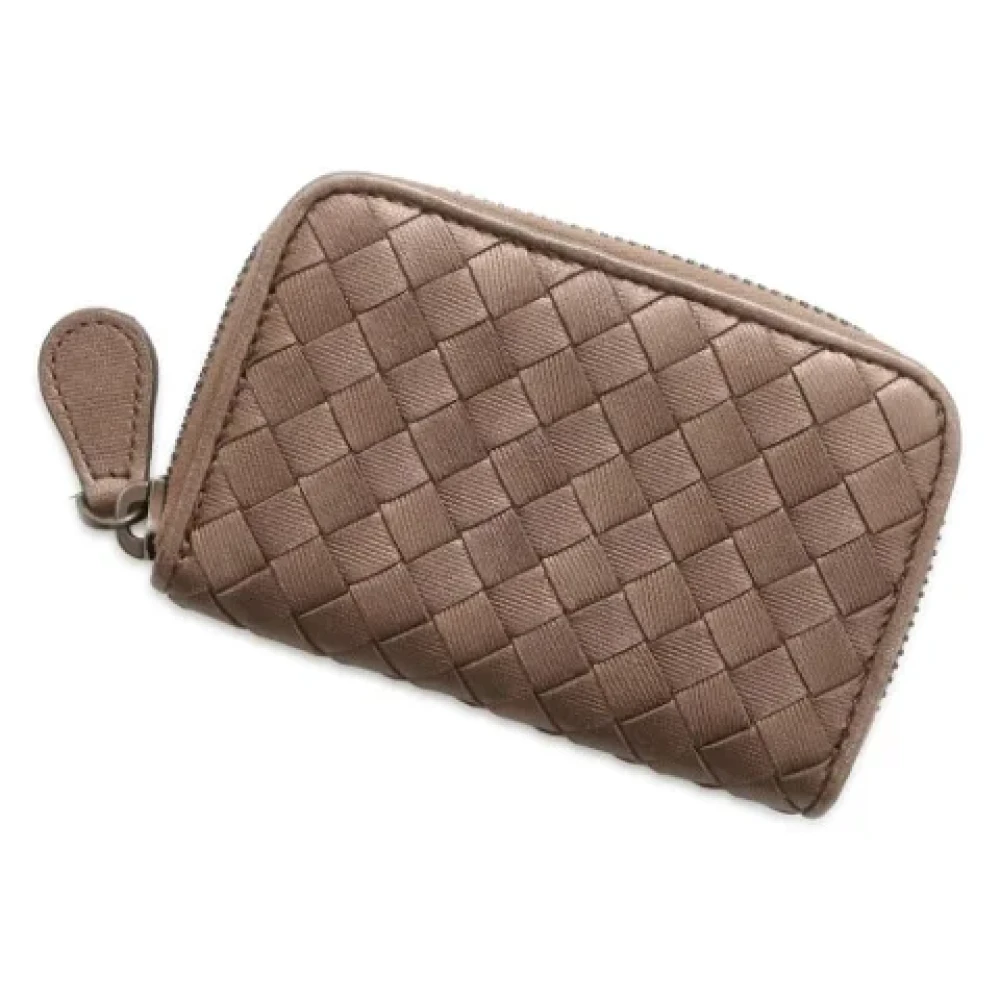 Bottega Veneta Vintage Pre-owned Leather wallets Brown Heren