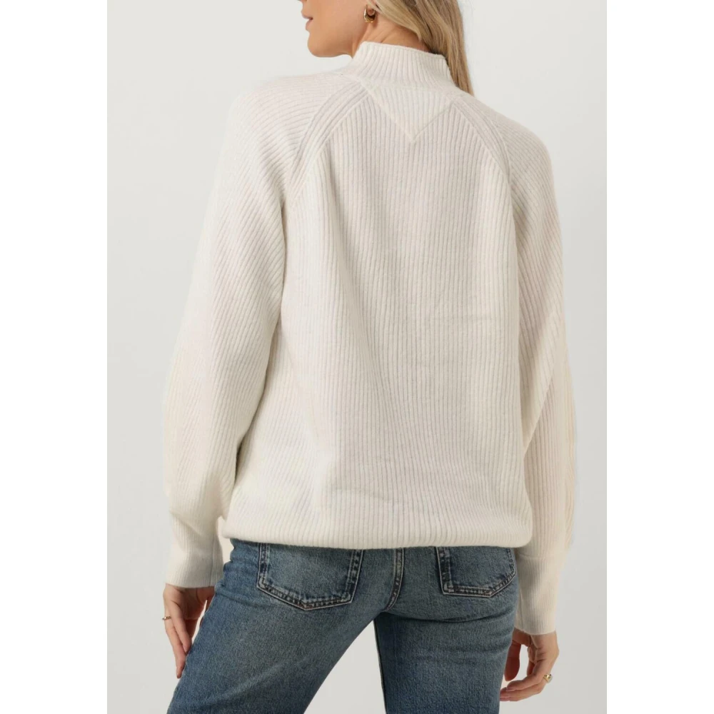 Tommy Jeans Turtleneck Lofty Sweater Damesbreisel Beige Dames