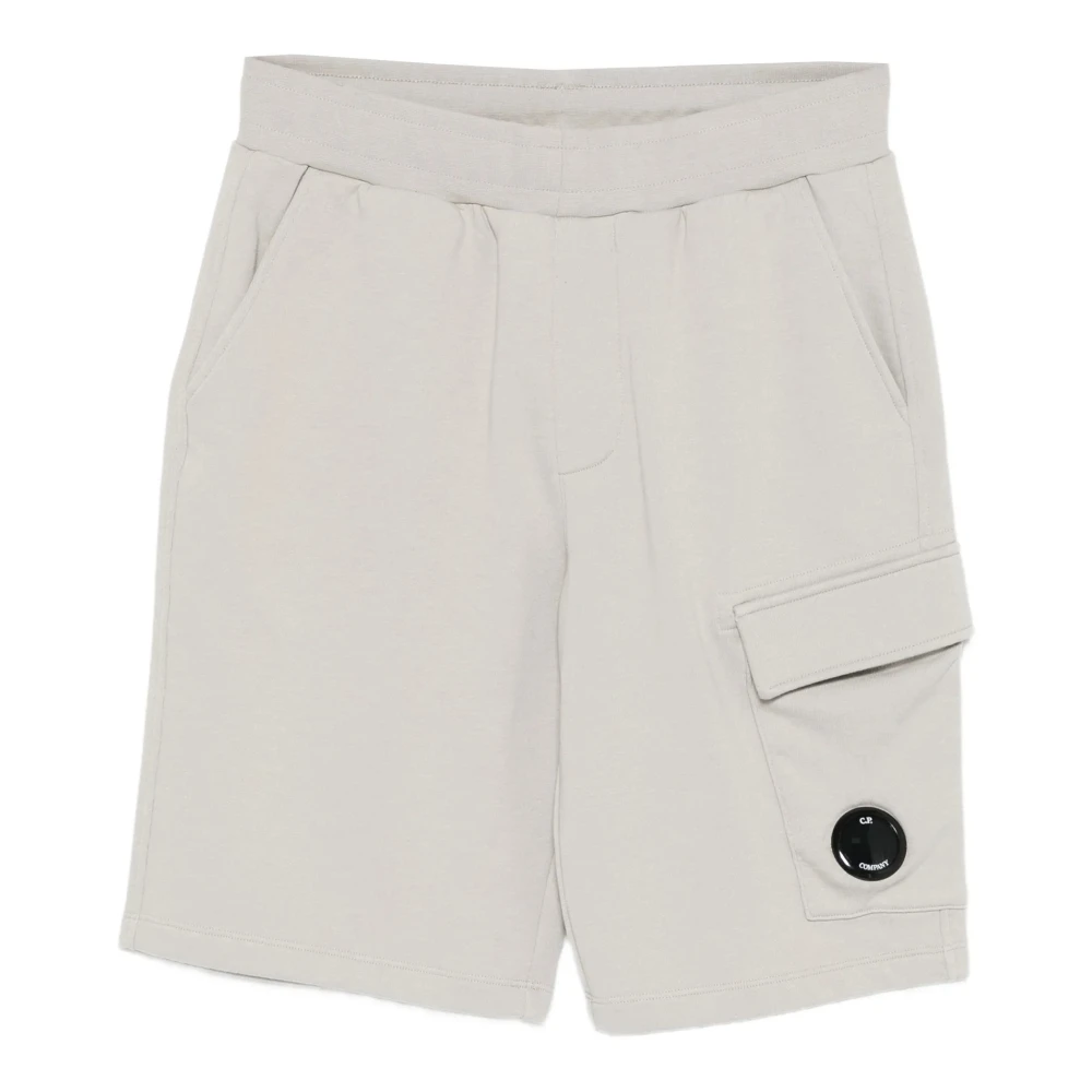 C.p. Company Boys Gray Shorts, 8 Y, Pantaloni Poliestere