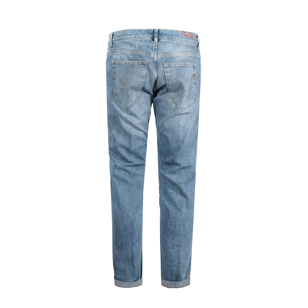 Dondup Blauwe Slim Fit Jeans Blue Heren